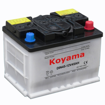 Dry Charged Battery Acid Battery Car Battery DIN45 - 45ah 12V